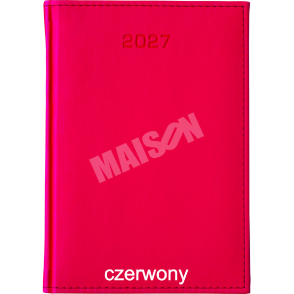 Kalendarz Raso Fluo dzienny A5 2027 z grawerem